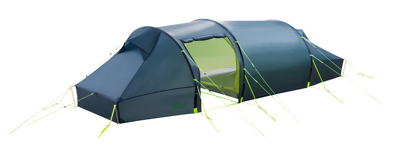 Jack Wolfskin Trekkingzelt Lighthouse II RT - leicht, Tunnelzelt, 2 Eingänge - für 2 Personen
